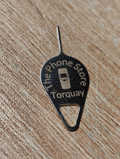 Personalised Laser Etched Sim Pin Tool Ejector Samsung iPhone Sim Tray Removers