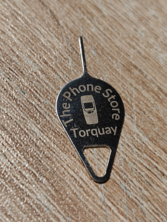 Personalised Laser Etched Sim Pin Tool Ejector Samsung iPhone Sim Tray Removers