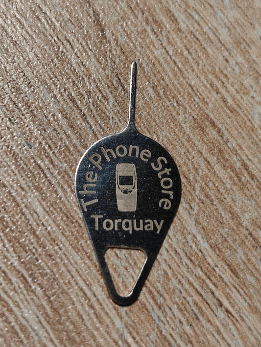 Personalised Laser Etched Sim Pin Tool Ejector Samsung iPhone Sim Tray Removers