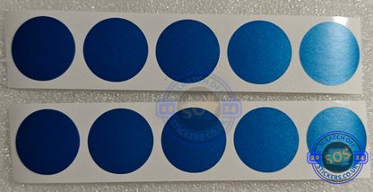 Scratch off stickers 25mm Round, Black, Blue, Gold, Red, Silver. Holographic, Football, clover